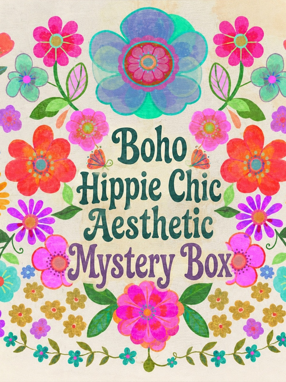 Boho Hippie Chic Aesthetic Mystery Box